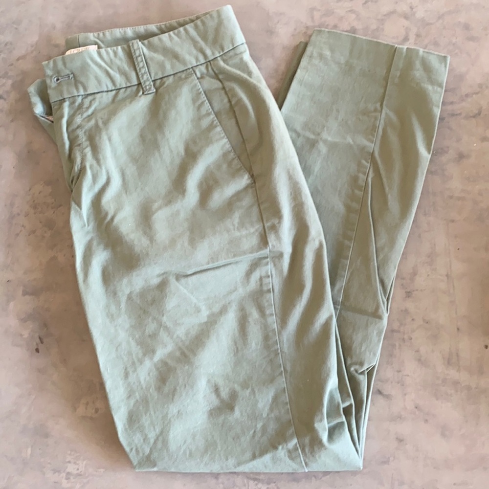 JCrew cotton stretch pant